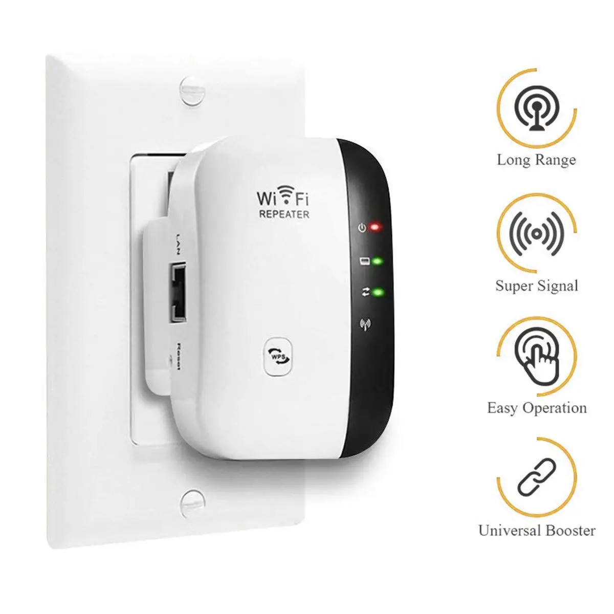 Беспроводной Wi Fi репитер 802.11N/B/G 300 Мбит/с|Беспроводные роутеры| |