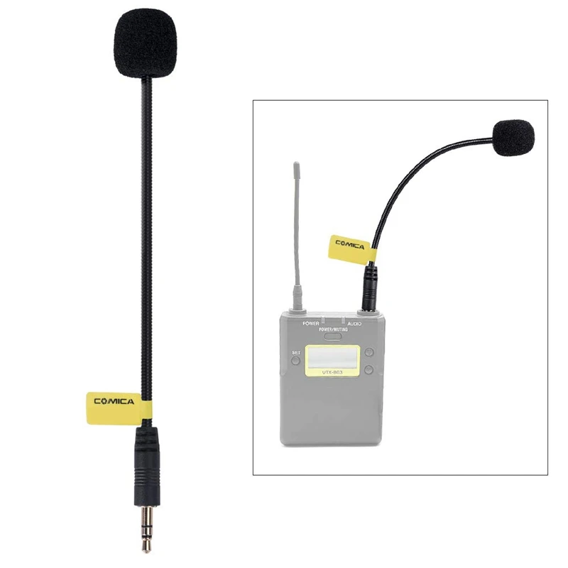 Comica телефон диаметром 3 5 мм Входная линия микрофона кардиоидный кабель с