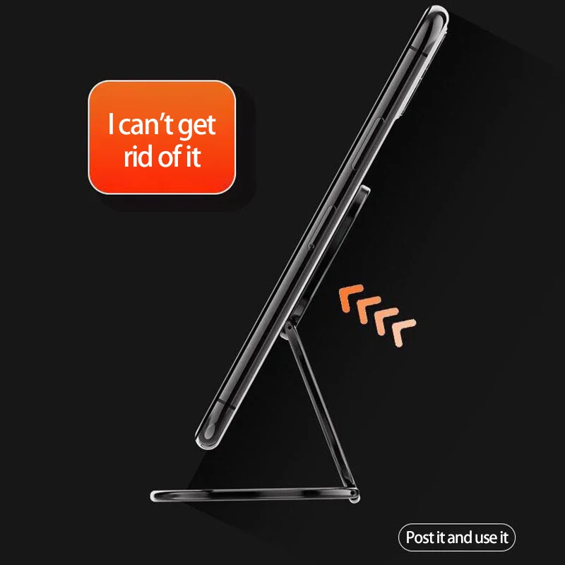 

Phone Holder Stand For IPhone 12Pro Max Metal Phone Holder Foldable Mobile Phone Stand Desk For Samsung Desktop Holder