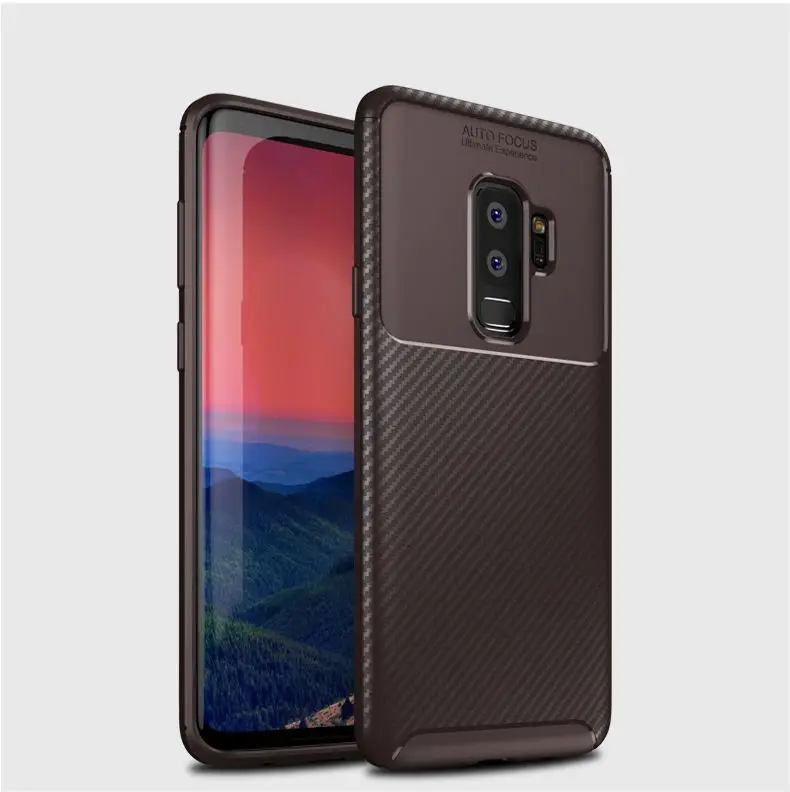 Чехол из углеродного волокна кремнезема для samsung Galaxy S9 Note10 Plus, чехол из ТПУ для samsung Note10 S9plus Galaxy Note9