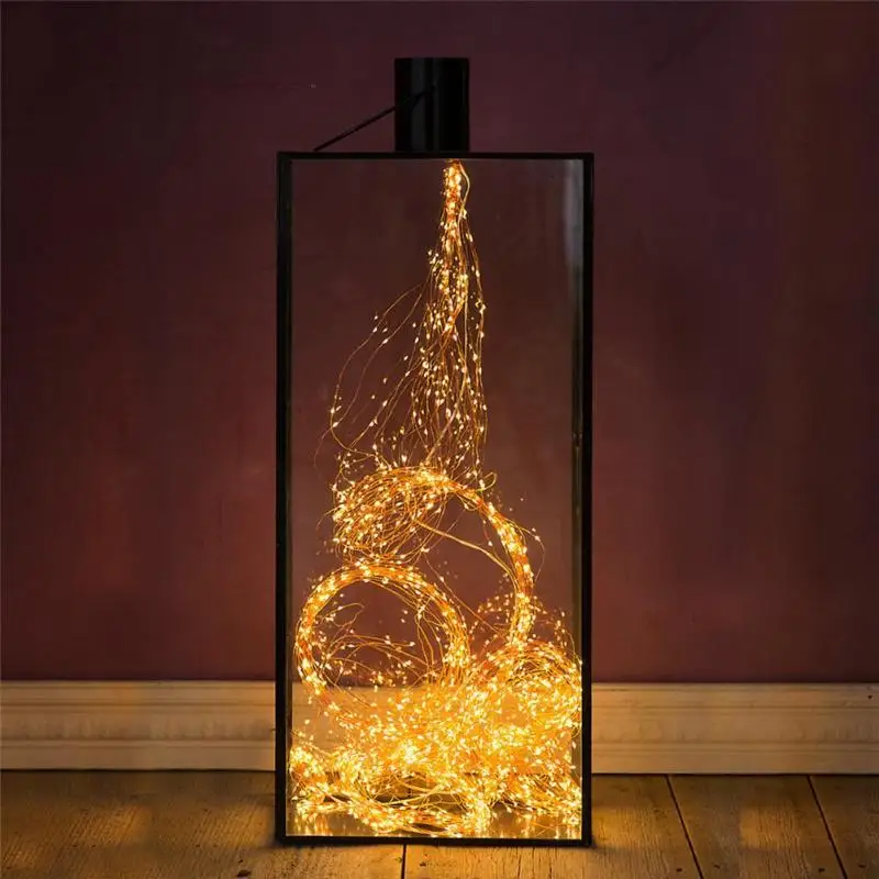 

2m 100/200LED Tree Vine String Light Model 8 Warm White With Remote Control Fairy Decorative Lamp for Wedding Holiday