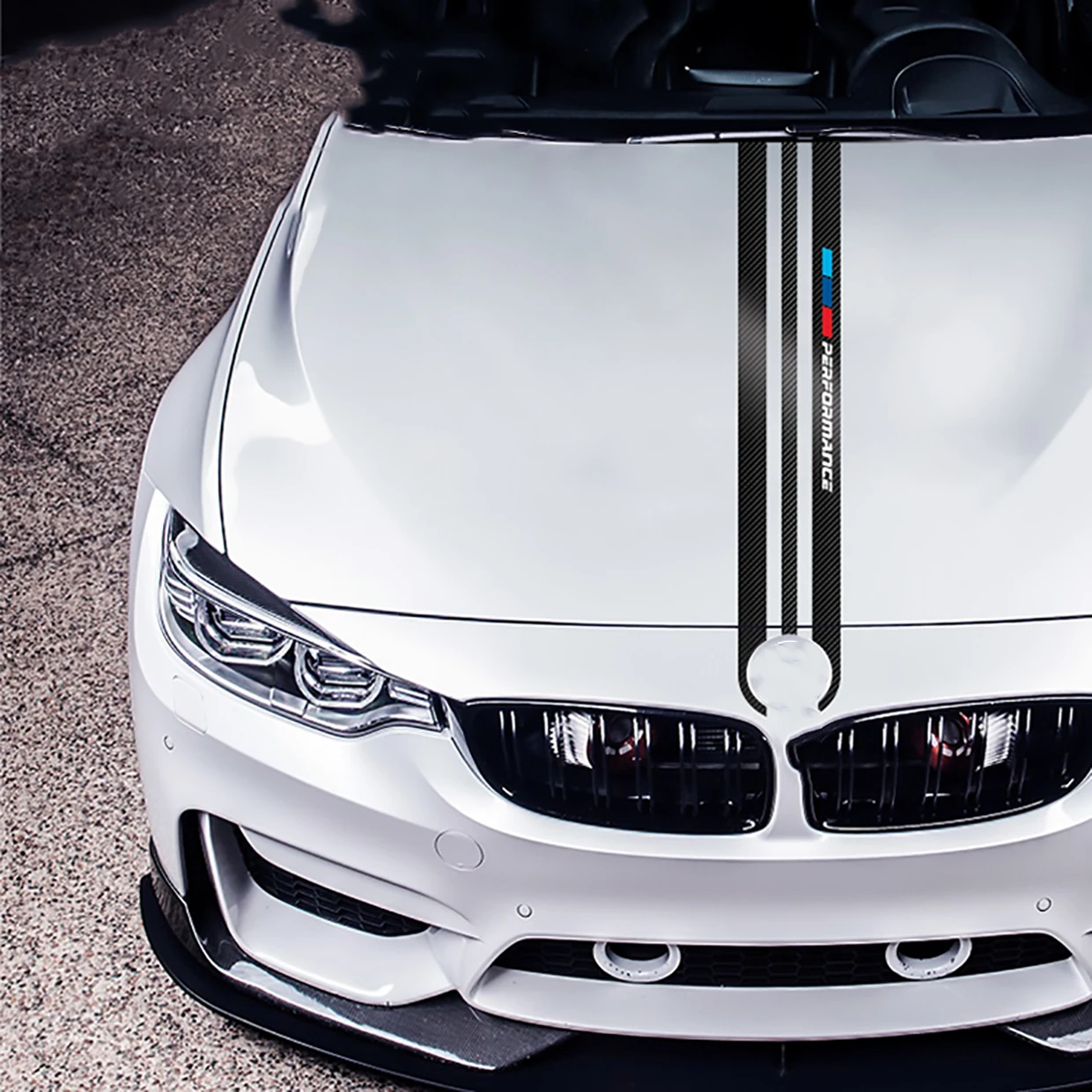 Стикеры для стайлинга автомобиля наклейки из углеродного волокна на капот BMW e90 e46