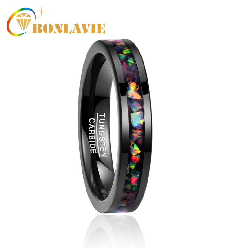 BONLAVIE НОВЫЕ шикарные винтажные очаровательные мужские кольца 4 мм широкий