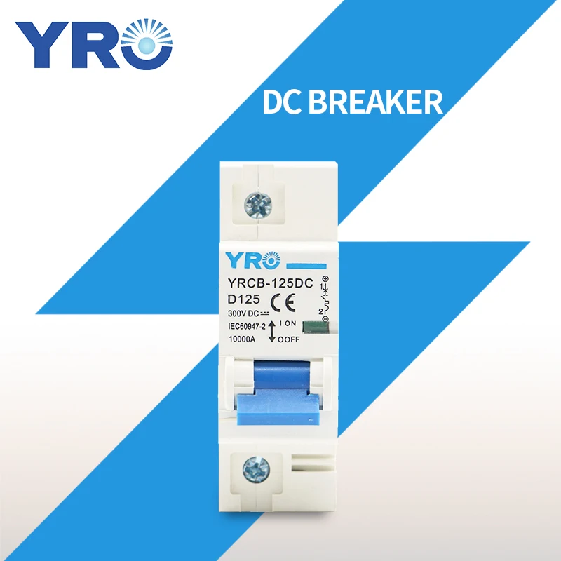 1P DC 300V Solar Mini Circuit Breaker 80A 100A 125A для фотоэлектрической системы | Строительство и