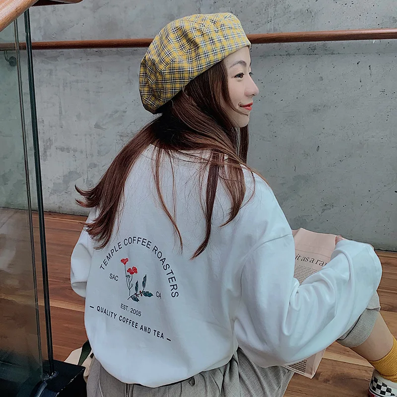 Женская летняя футболка Kawaii винтажная милая свободная с буквенным принтом