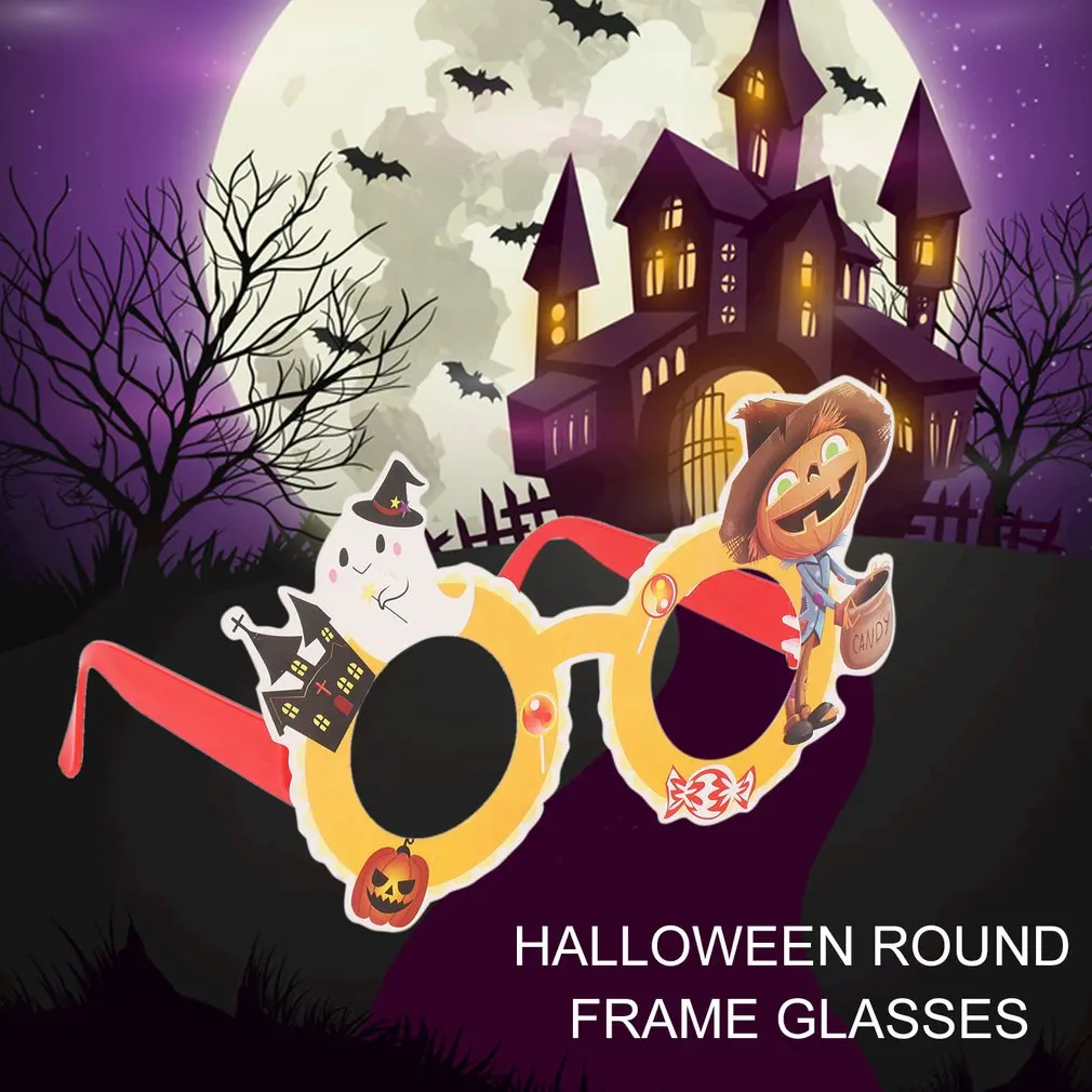 Взрослые/Дети оленьи рога круглая оправа Очки для Хэллоуина вечерние подарки