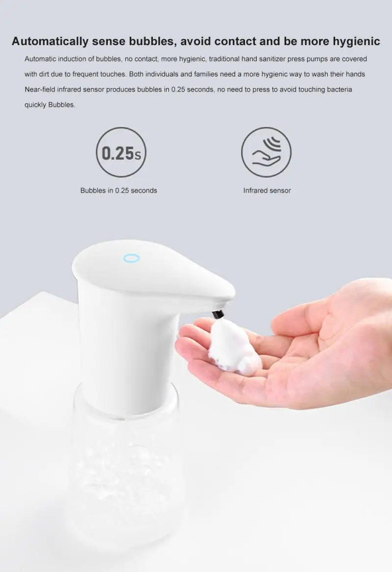 

Smart Home Portable Smart Sensor Automatic Alcohol Disinfection Sprayer 300ML Induction Atomizer For School Hospital Office Home