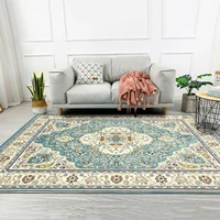 persian ethnic style rug retro light blue european style door mat bedroom living room bed carpet kitchen bathroom floor mat