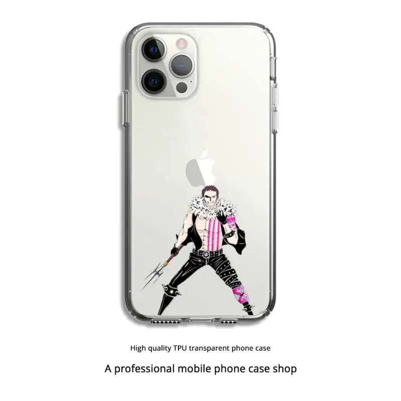 

ONEPIECE Phone Case Clear Cover For Iphone 5 6 7 8 11 12 Plus XR X XS SE2020 11/12PRO Max Transparent Cases