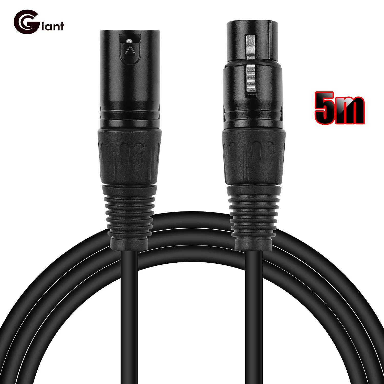 Ggiant микрофонный кабель XLR штекер гнездо 3 контактные разъемы музыкальные кабели