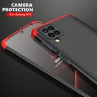 Чехол для Samsung galaxy A12 360, полноразмерный Защитный матовый жесткий пластиковый чехол 3 в 1, задняя крышка для Samsung A32 5G M62