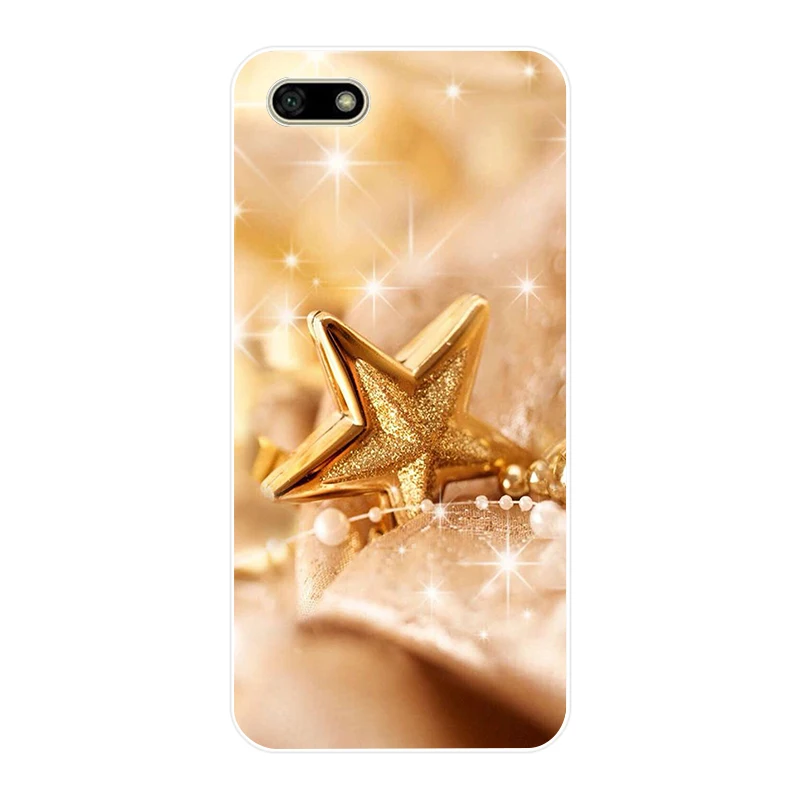 53SD Elisabeth Fredriksson Little Hearts On Gold Мягкий Силиконовый ТПУ чехол для huawei Honor 7c 7x 7a pro P20 Nova 2i