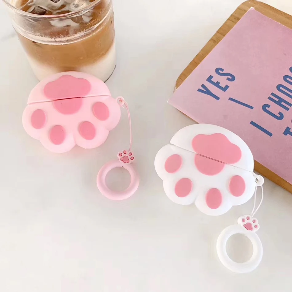 Для AirPods Pro Чехол 3D милый кот для разделывания свиньи, утки Kawaii аниме мультфильм чехол для наушников для AirPods 3 Мягкий защитный чехол с крючок карабина