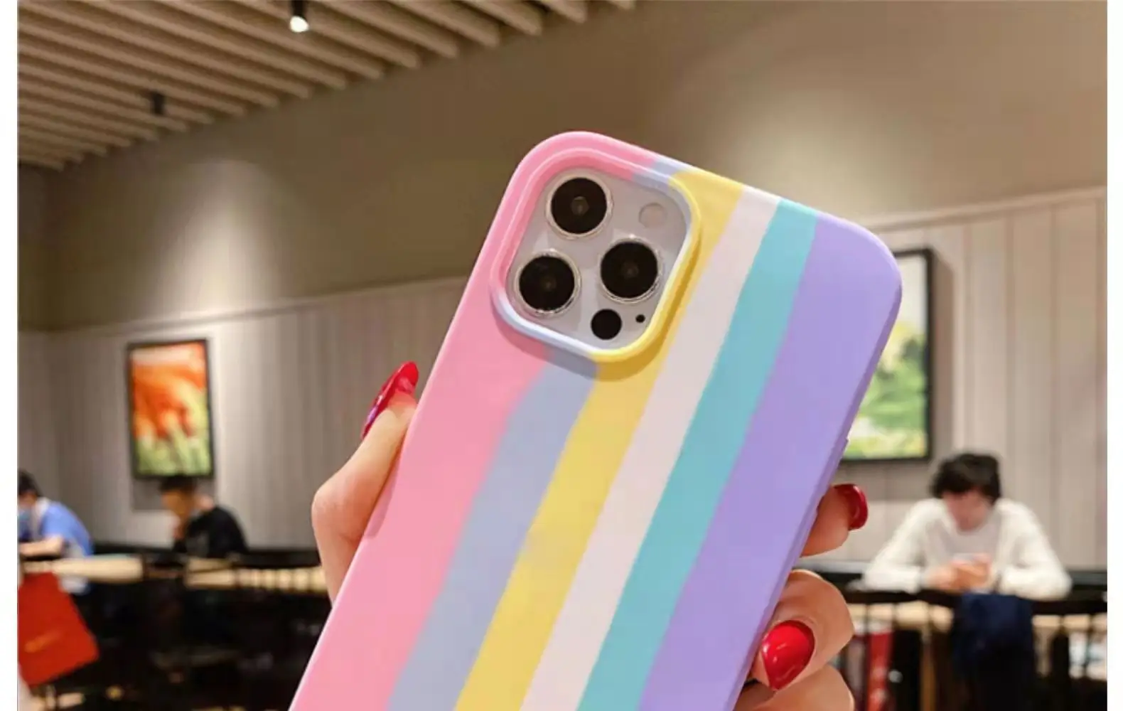 

phone case iphone xr silicone rainbow pattern modello arcobaleno per custodia in silicone per iphone xr iphone xr