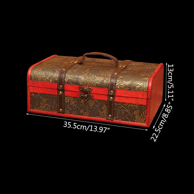 

Classical Wooden Double Wine Box Portable archaistic Wine Box Retro Gift Wine Storage Box Bottle Handle Bar Accessories