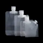 Прозрачные многоразовые герметичные многоразовые мешочки, косметические контейнеры для шампуня, лосьона, жидкости, Диспенсер, 10 шт.