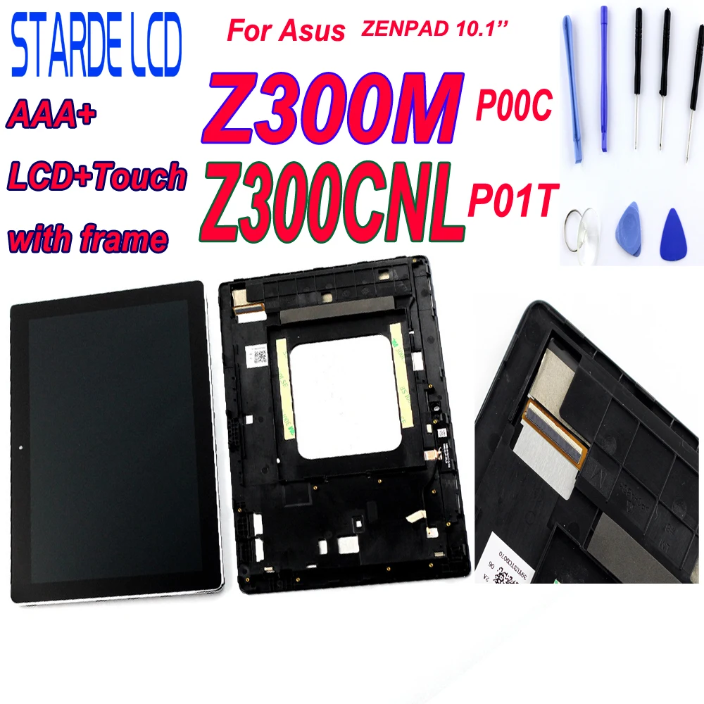 Новый ЖК-дисплей для Asus Zenpad 10 Z300M P00C Z300CNL P01T Дисплей кодирующий преобразователь