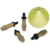 household hardware spray nozzles adjustable garden thread brass water misting plant irrigation tool full copper high atomization