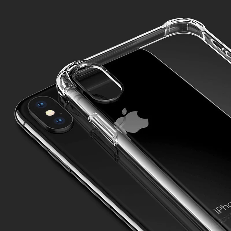 Прозрачный чехол для iPhone X XS XR Max 8 7 6 6S Plus | Мобильные телефоны и аксессуары