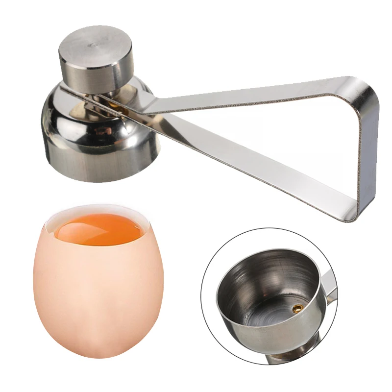 

Convenience Egg Scissors Stainless Steel Small Egg Topper Opener Cutter Easy Kitchen Boiled Raw Egg Shell Separator Tool