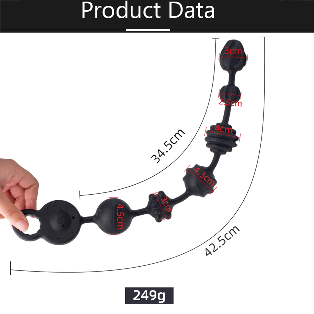 Мощная силиконовая Анальная пробка 3 мотора анальная секс-игрушка расширитель