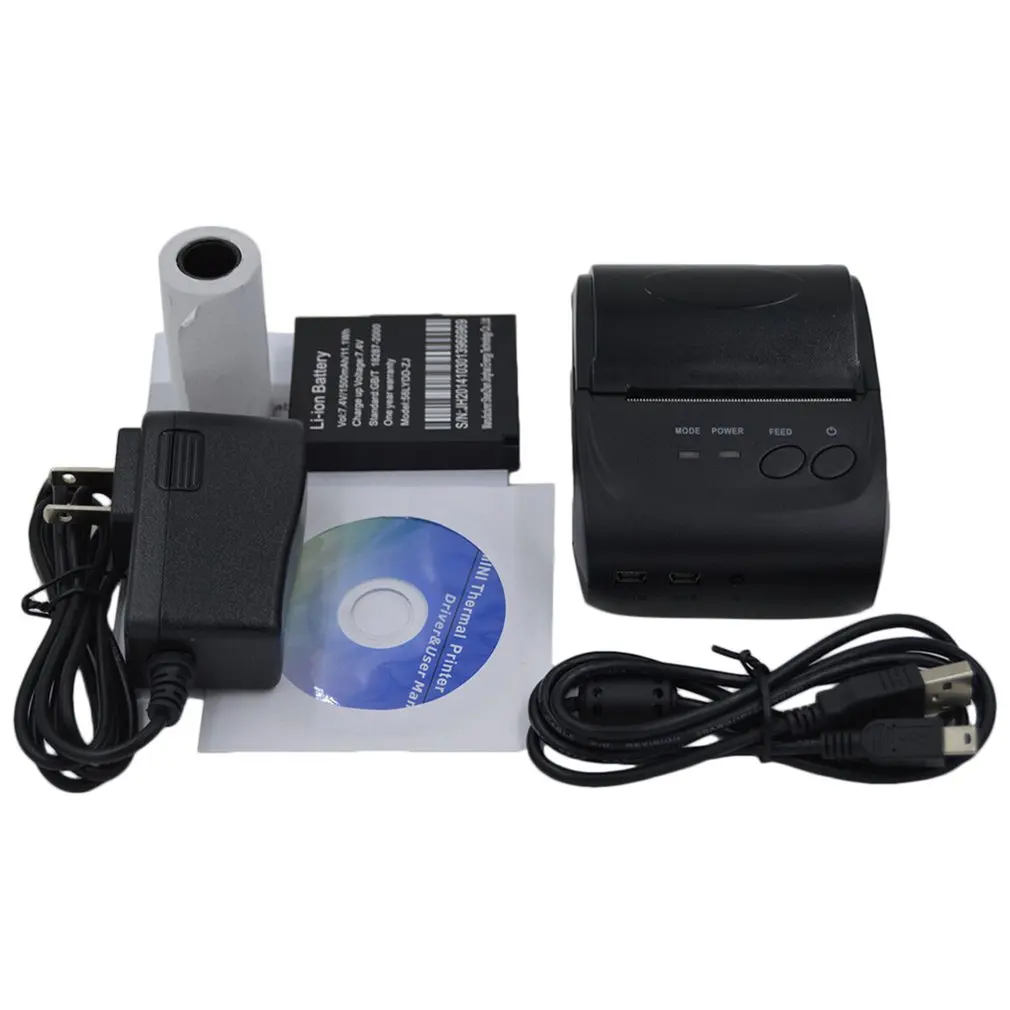 POS-5582 DD портативный мини-принтер 58 мм Bluetooth 4 0 кассовый аппарат на Android POS Принтеры