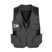 summer fishing vest detachable multiple pockets breathable waterproof outdoor mesh comfortable wear resisting vests
