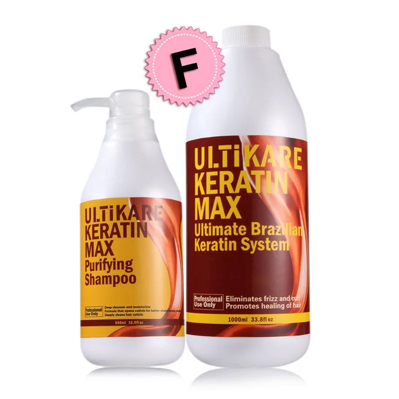 

repair and straighten damage hair product free formalin 1000ml chocolate keratin treatment and purifying shampoo set
