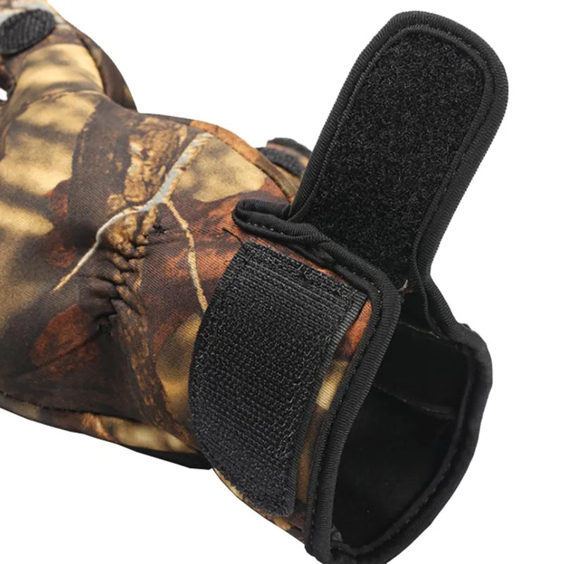 

New Sport Leather Keep Warming Fishing Gloves Breathable Anti-Slip Glove Neoprene Fishing Equipment