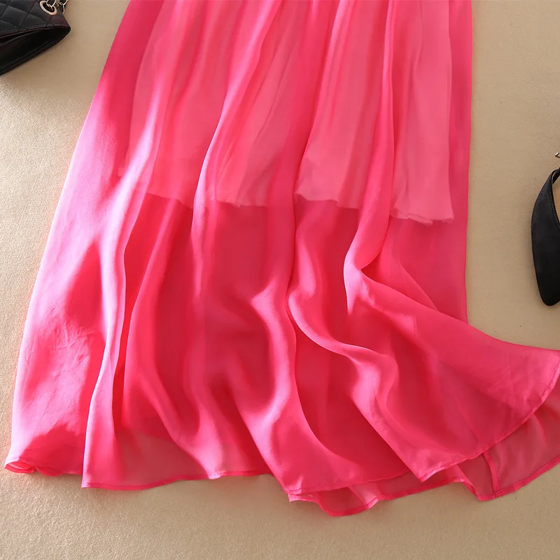 Женское шелковое Макси-платье без бретелек летние пляжные вечерние платья 79026 |