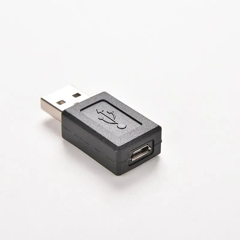 1 шт. чёрный твердый Переходник USB 2 0 A папа-Micro B мама | Электроника