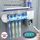 Держатель для зубной щетки 3-в-1 с автоматическим дозатором зубной пасты