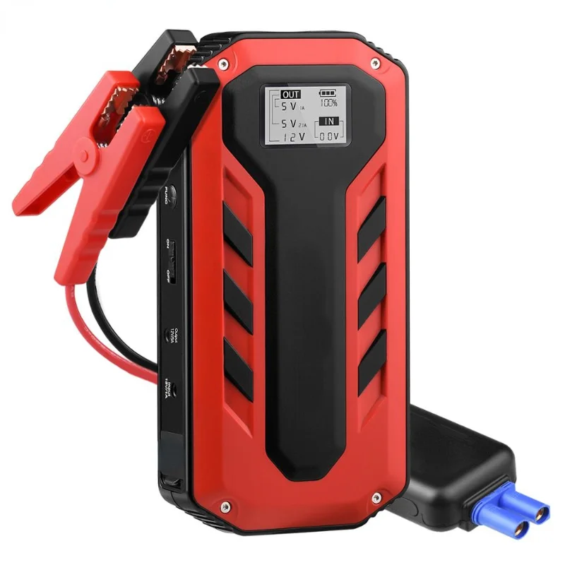 

Car Jump Starter 1000A Vehicle Emergency Battery Auto Booster Battery Car Starter Power Bank Powerful LED Light