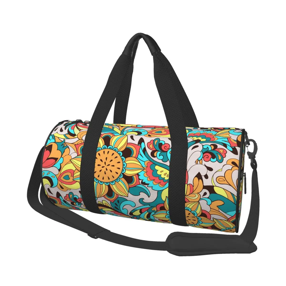 

Дорожная сумка с рисунком птицы Феникс и подсолнуха, вместительная сумка для занятий йогой, Спортивная тренировочная сумка для фитнеса, 2021