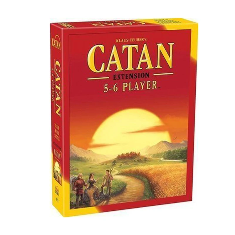 Настольная игра Catan: Trade Build Settle/setters/5-6 плеер, набор для расширения, полный английский, высокое качество, домашние, вечерние, настольные игры - Цвет: CATAN 5-6 PLAYERS