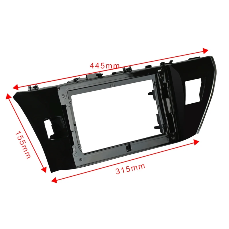 10.1 Inch 2 Din Car Stereo Radio CD DVD Player Panel Audio Trim Frame for Toyota Corolla Altis
