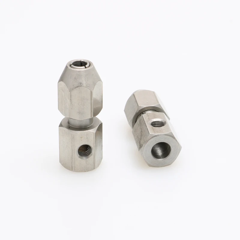 2 шт. Коллет-соединитель 3,17x4 мм, 4x4 мм, 5x4 мм, 6x4 мм для гибкого кабеля валов с двигателем мотора 4 мм, части соединительной муфты для RC электрической лодки