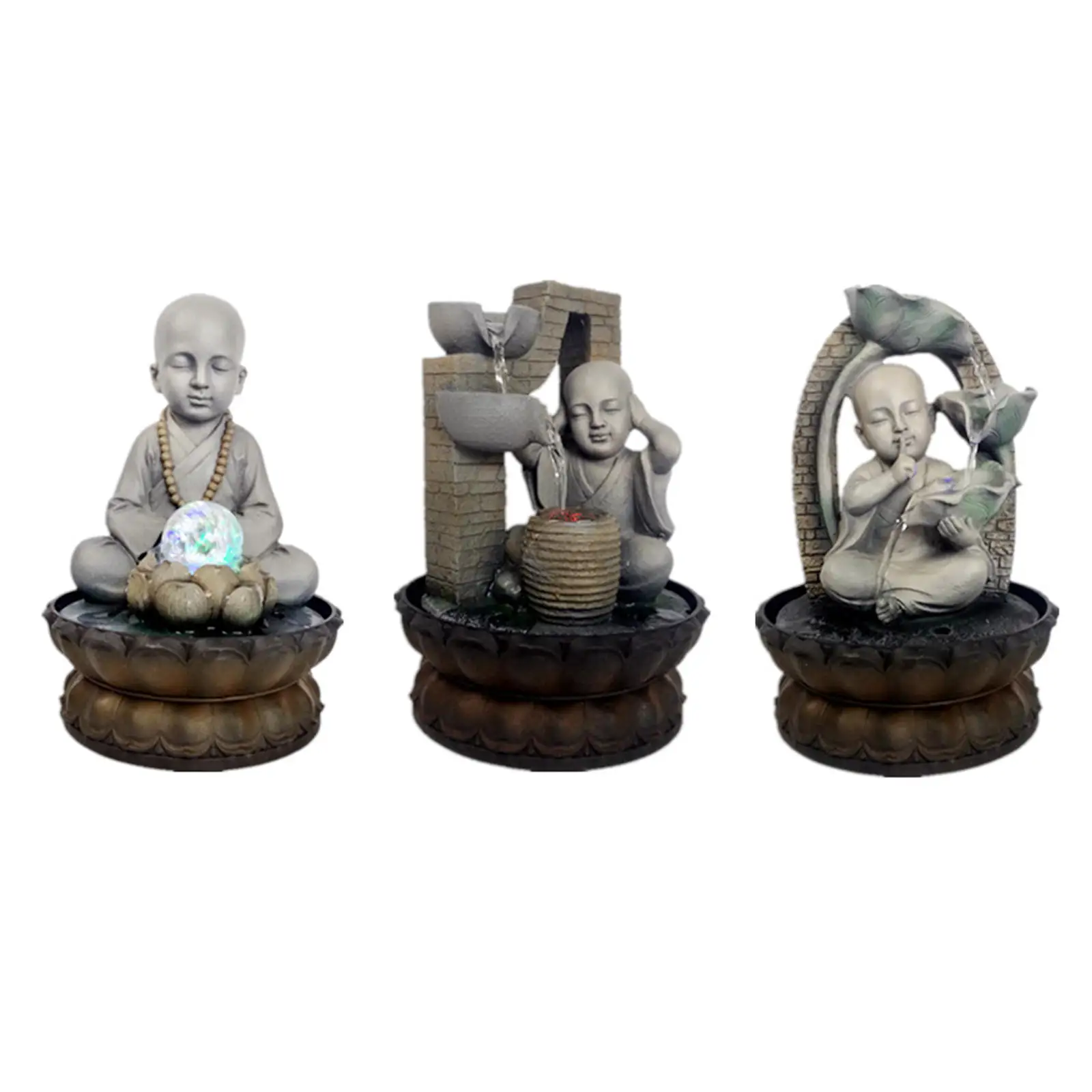 

Buddha Fountain Silent Sounds Fountains Accessories Statues for Office