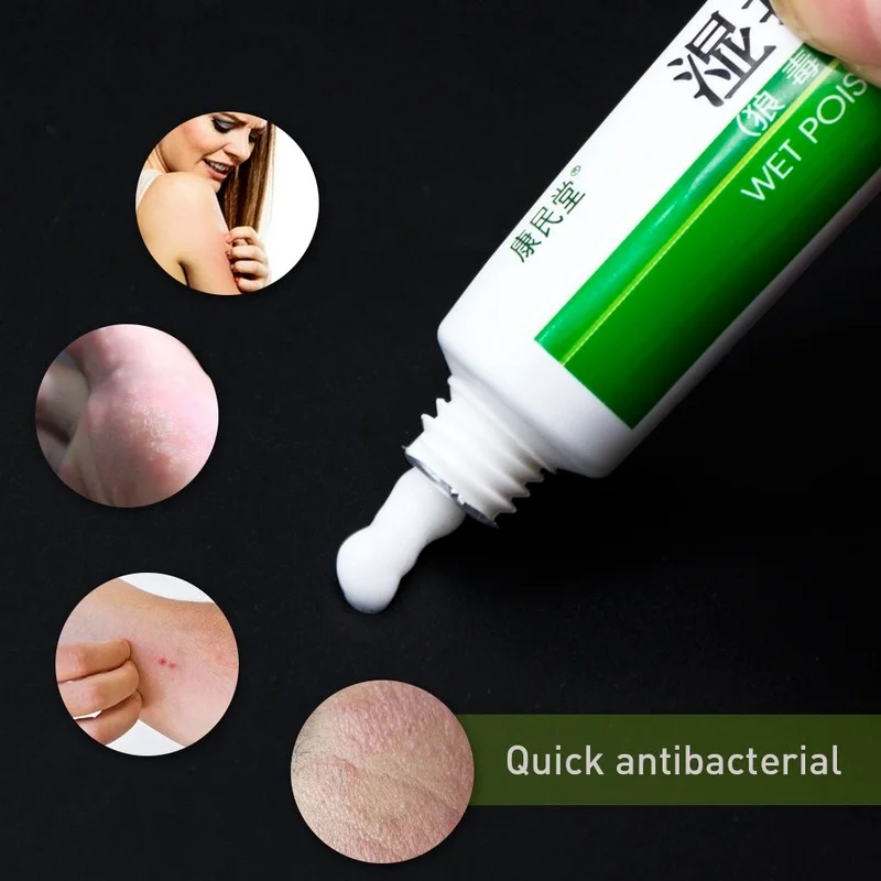 

Eczema Ointment Psoriasis Cream Pruritus Dermatitis Anti-Itching Skin Care Chinese Herbal Medical Plaster