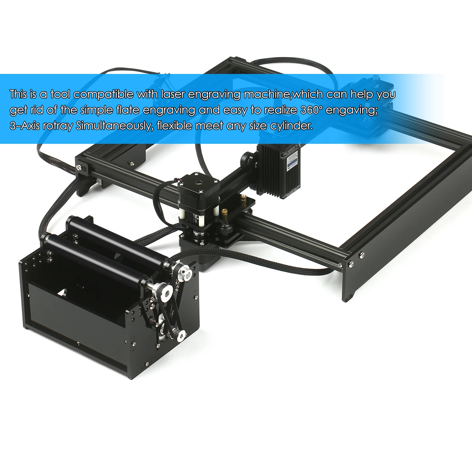 Rotary Axis for Laser Engraving Machine Engraver Spherical Carving Ball Surface | Инструменты