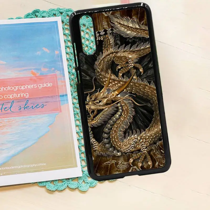 

Chinese Dragon retro art animal Phone Case PC for iPhone 11 12 pro XS MAX 8 7 6 6S Plus X 5S SE 2020 XR