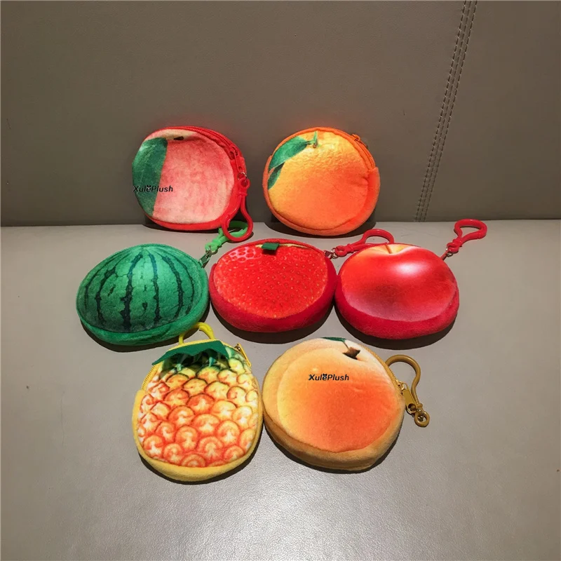 Маленький мини прибл. 8 м 7 цветов-милый ананас и т. Д. плюшевый Кошелек |