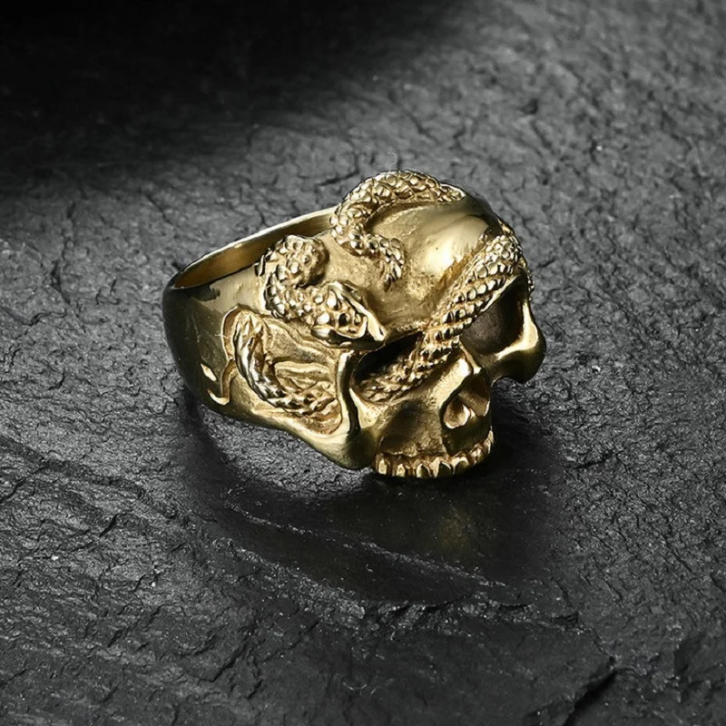 

Hiphop Viper Skull Ring Ring