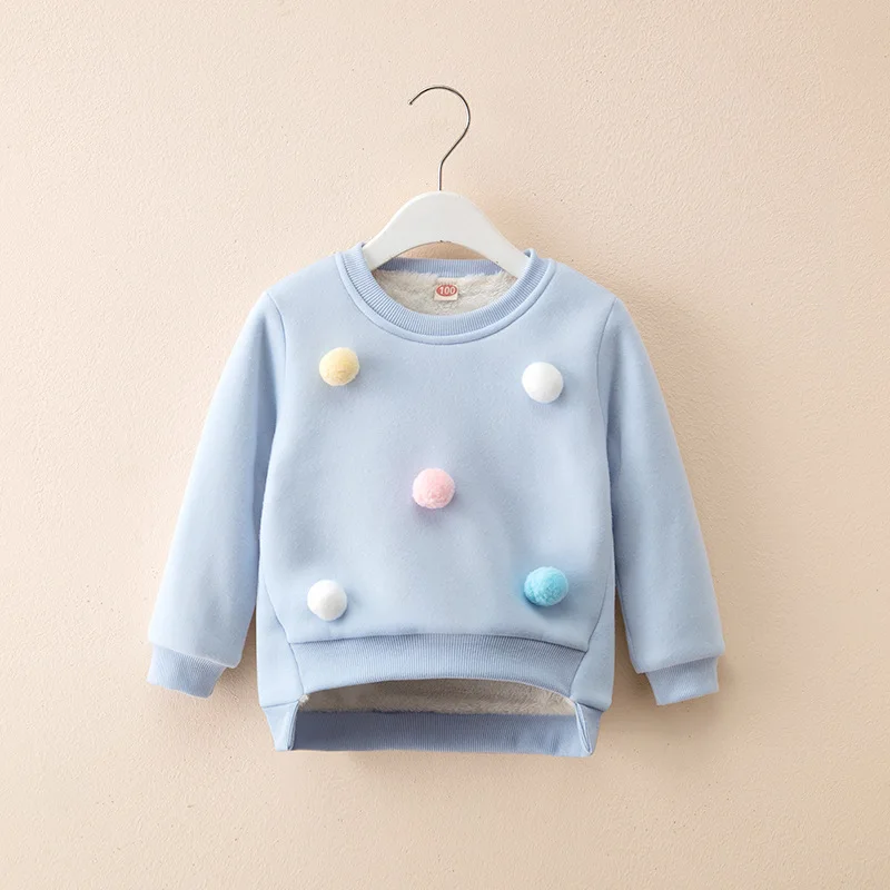 Толстовка для маленьких девочек пальто мальчиков осенняя футболка с длинным