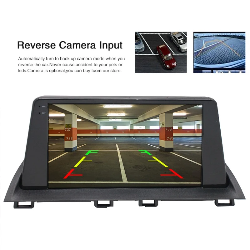 

9 Android 9,1 2.5D HD MP5 Mazda 3 1G + 16G, Wi-Fi, Bluetooth GPS