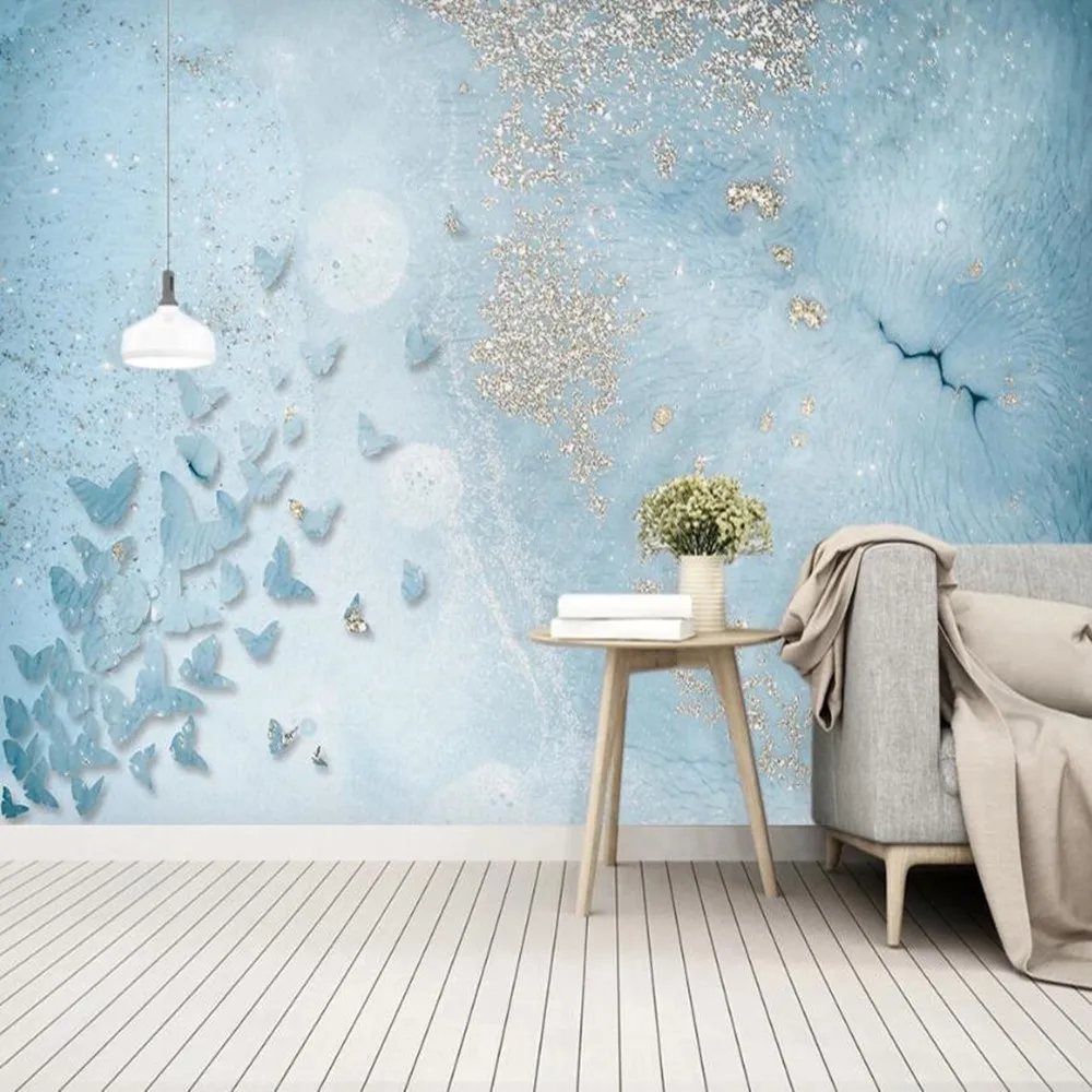 

Milofi custom 3D abstract blue graphic background wallpaper mural
