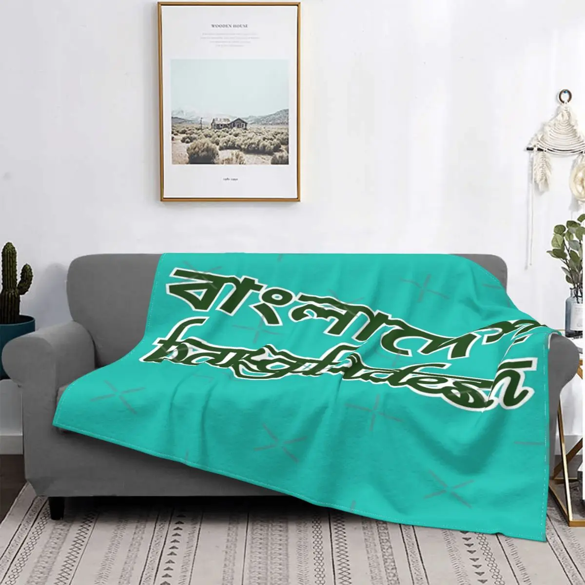 

Manta con capucha de Bengalí e inglés para cama, manta a cuadros para sofá, manta de Anime, textil de lujo para el hogar