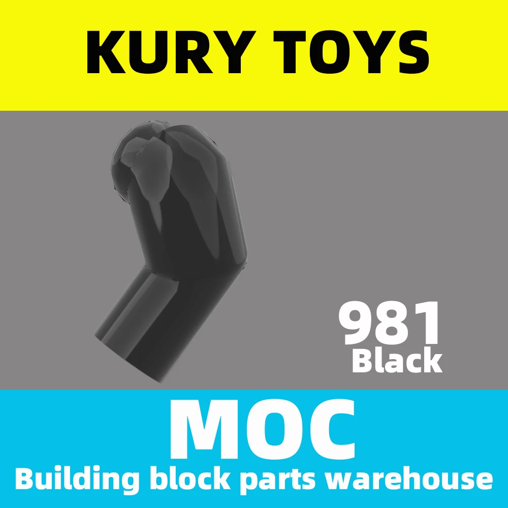 

Kury Toys DIY MOC For 981 100pcs Building block parts For Body Part Arm, Left