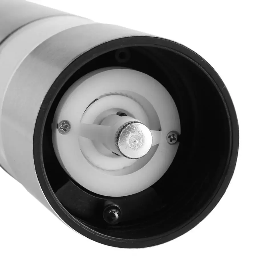 Мельница для соли и перца электрическая мельница специй из нержавеющей стали регулируемая солонка кухонные