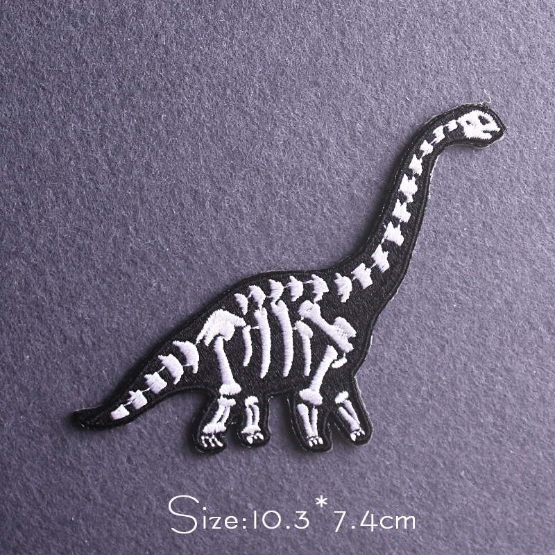 

Diy Skeleton Patch Punk Embroidered Patches For Clothing Sewing Stripes Skull Patch Iron On Patches On Clothes Applique Badges